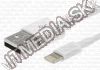 Olcsó Apple iPhone5G Lightning USB cable 1m 2A Copper Taiwan *bulk* [44279] White (IT10035)